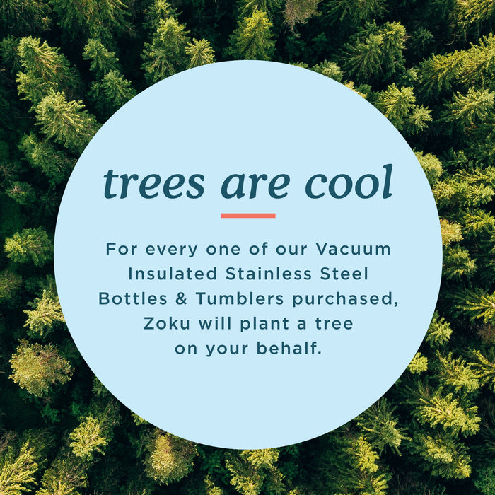 Zoku - Thermosbeker RVS, 350 ml, Turquoise, 3-in-1 - Zoku