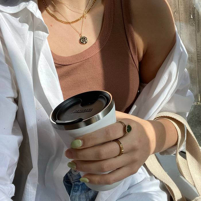 Zoku - Thermosbeker RVS, 350 ml, Turquoise, 3-in-1 - Zoku