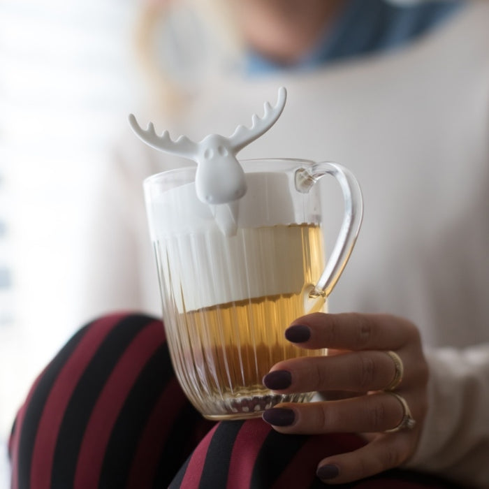 Koziol - Thee-Ei, Rendier, Katoen Wit - Koziol | Rudolf