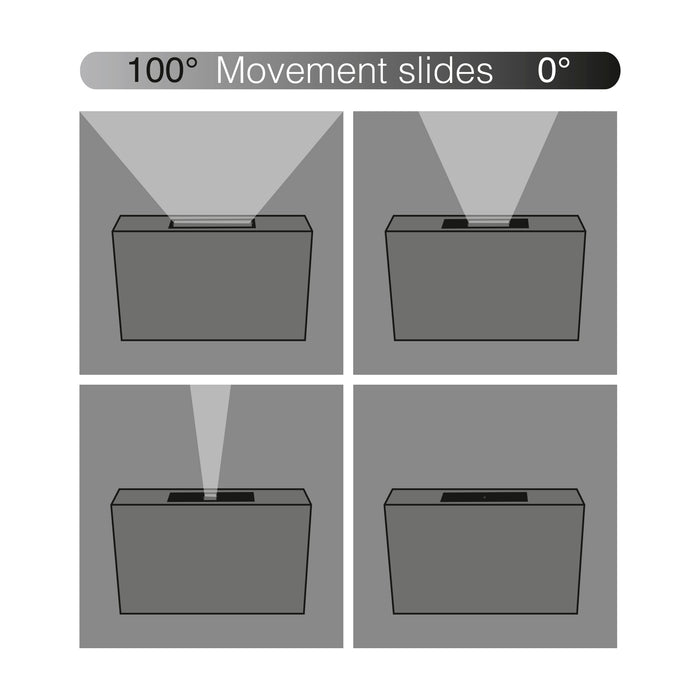 KS Verlichting Flatliner Muurlamp Zwart