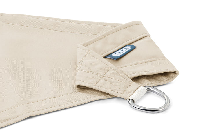 Feel Furniture - Schaduwdoek - Zonwering - Driehoek - 5 m - creme