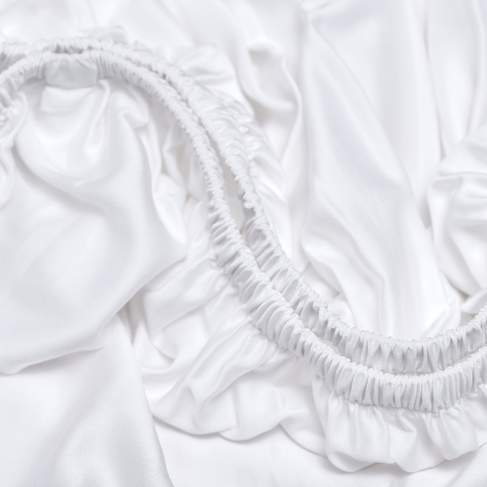 Coco & Cici Bamboe Hoeslaken Wit | 180x200x30