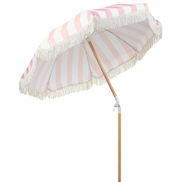 Beliani - MONDELLO - Parasol - Roze|Wit - Polyester