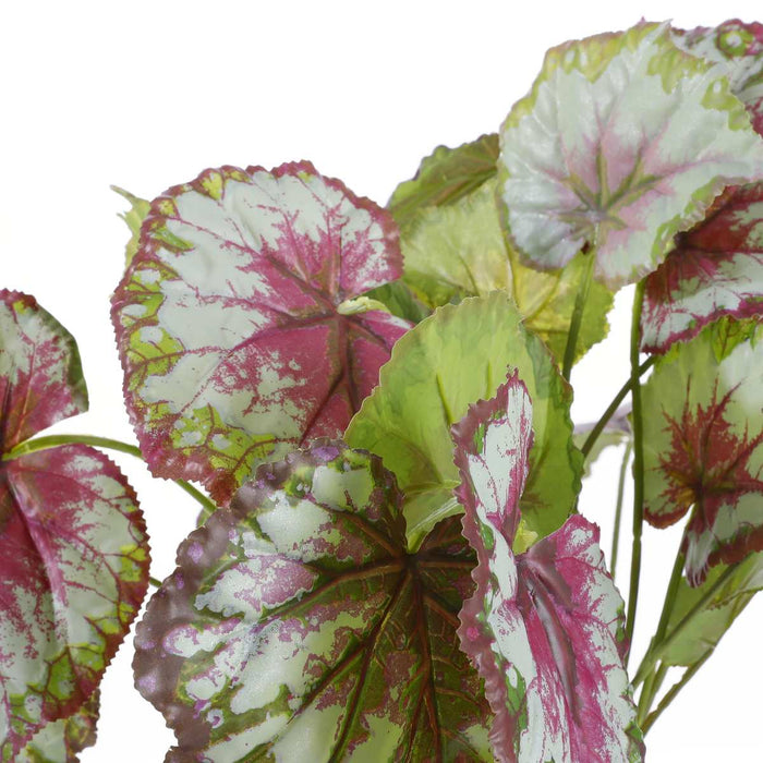 Mica Decorations Begonia Kunstplant - H40 x Ø38 cm - Rood