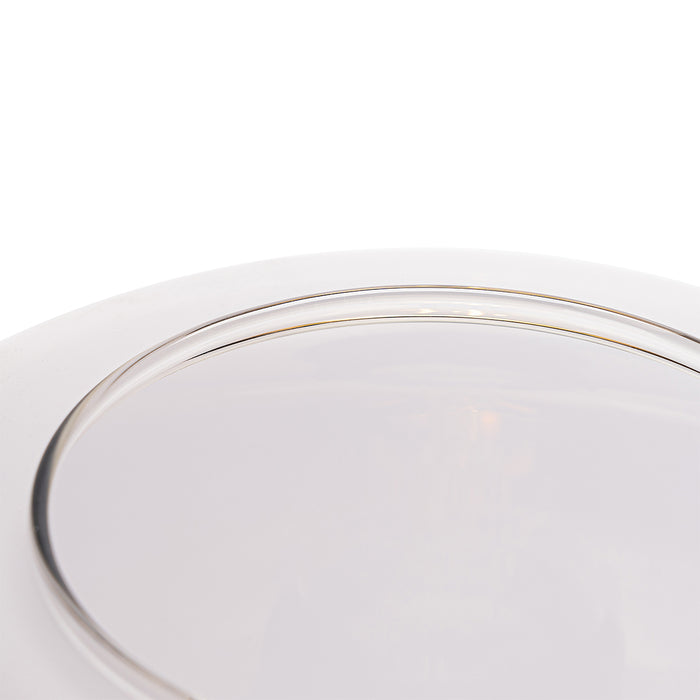 QAZQA Design tafellamp zwart met goud en smoke glas - Kyan