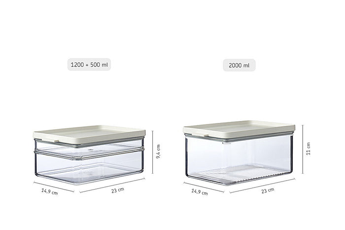 Koelkastdoos Omnia kaas - Nordic white