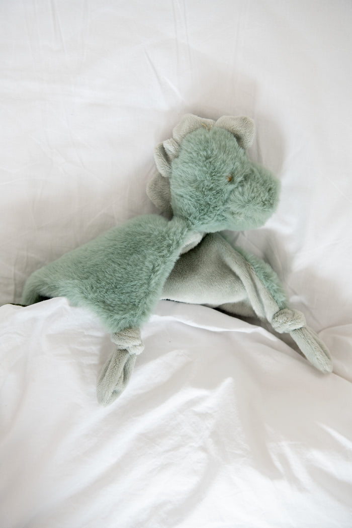 J-Line Doudou Dinosaurus Pluche Groen - Set van 1