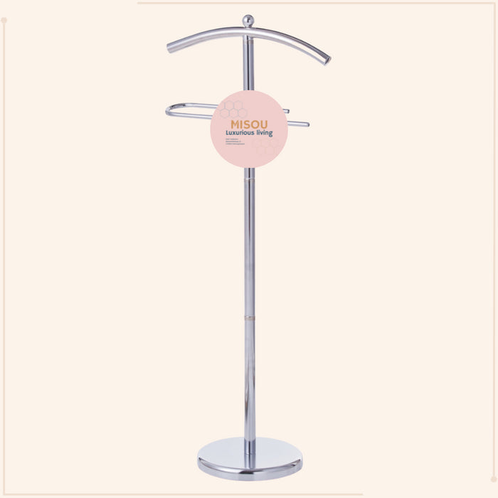 MISOU Dressboy Kledingstandaard Kledinghouder Kledingrek Zilverkleu...