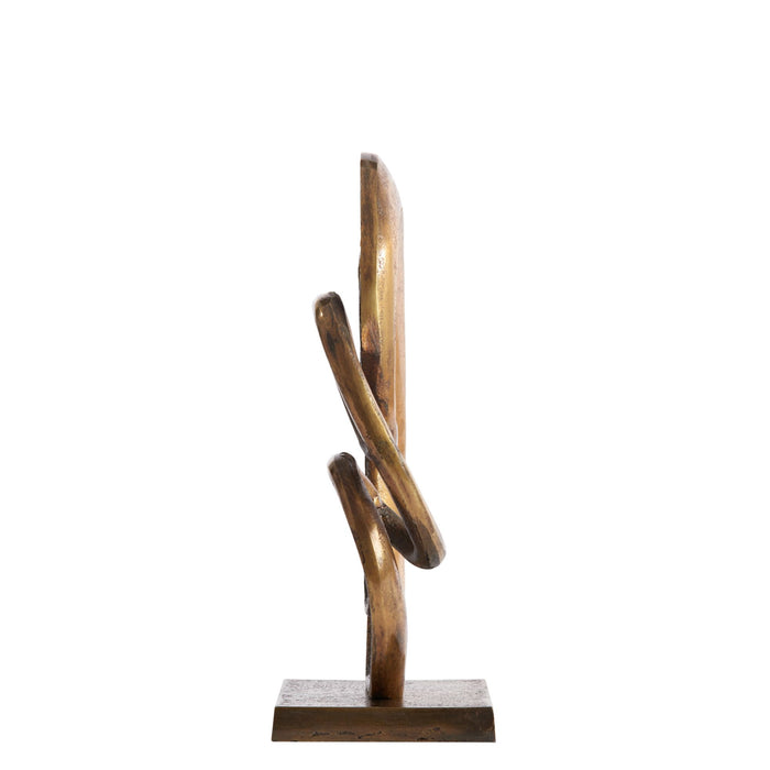 Light & Living Ornament Eddy - Antiek Brons - 20x20x34cm