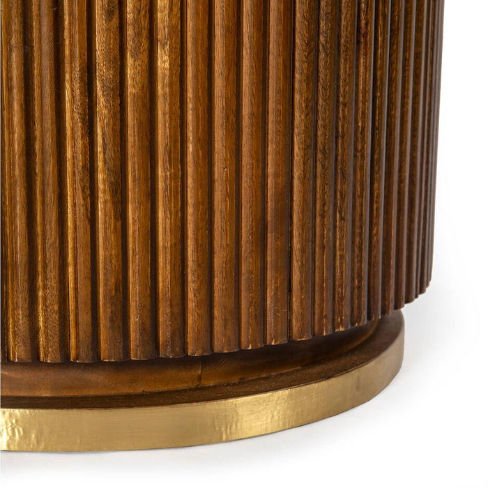 Goossens Ensemble in Mango gelakt met zwart marmer