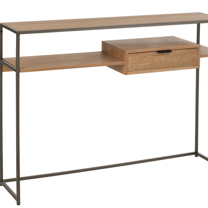 Duverger® Just Scandinavian - Sidetable - MDF - eik fineer - 1 lade -