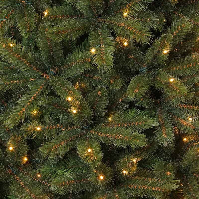 Triumph Tree Kunstkerstboom Forest frosted - 86x86x155 cm - PVC|Hardnaald - Groen - 120LED