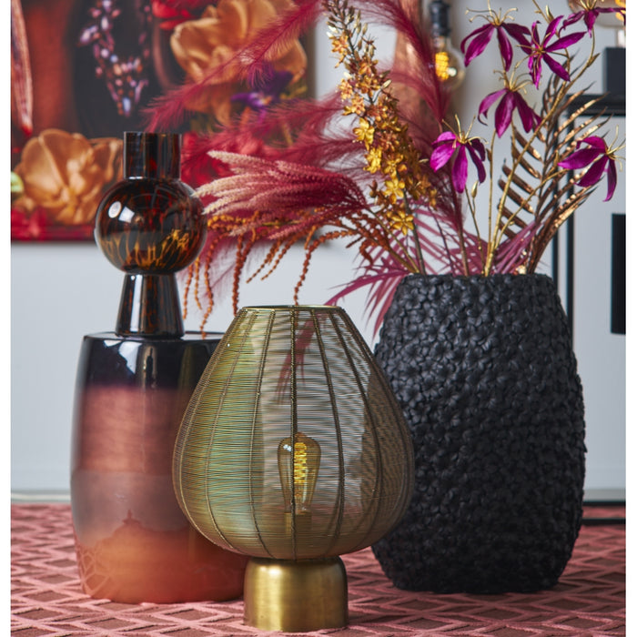 Light & Living Vaas Aloha - Zwart - 38x23x50cm