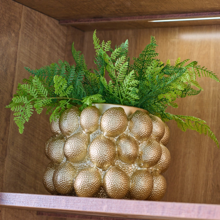 Light & Living Vaas Citroen - Goud - Polystone - 25x18x25cm (BxHxD)