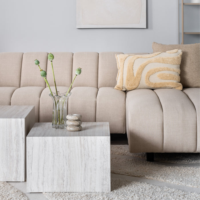 by fonQ Cloud Hoekbank met Chaise Longue Rechts - Beige