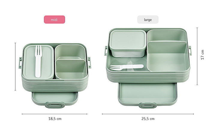 Bento lunchbox Take a Break midi - Nordic sage