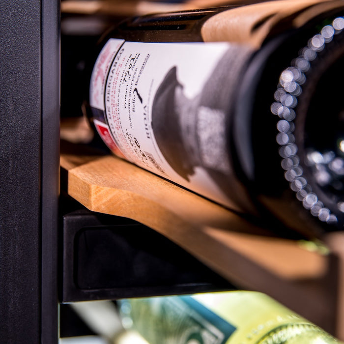 Vinata Cristallo wijnkoelkast - vol glazen deur - 33 flessen