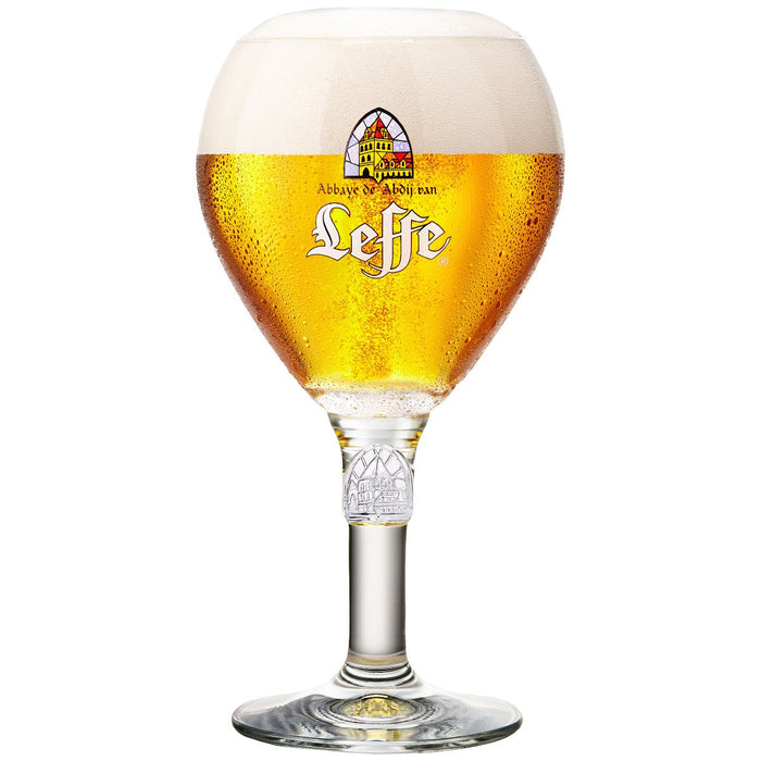 Leffe Bierglazen op Voet 33cl - 6 stuks - Bier Glas - Bolle Vorm