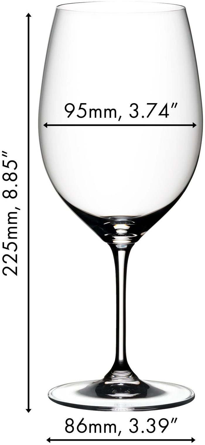 Riedel Rode Wijnglazen Vinum - Cabernet | Merlot - 6 stuks