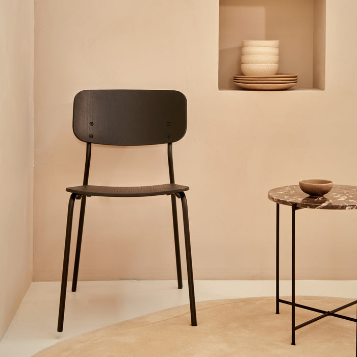 by fonQ Dainty Bijzettafel Ø 42 cm - Bruin