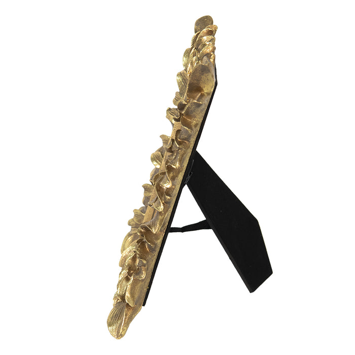 Clayre & Eef Fotolijst 10x15 cm Goudkleurig Kunststof Rechthoek