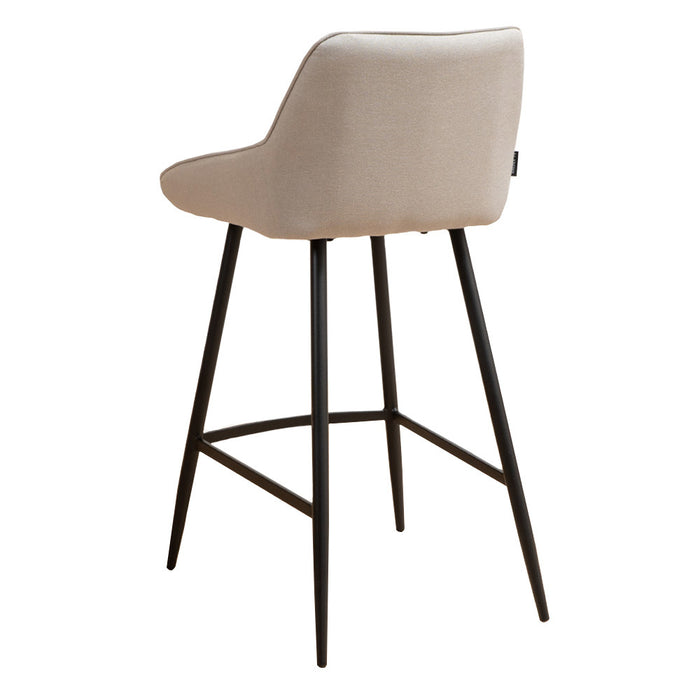 Bronx71 Scandinavische barkruk Lova gerecyclede stof grijs 68 cm -