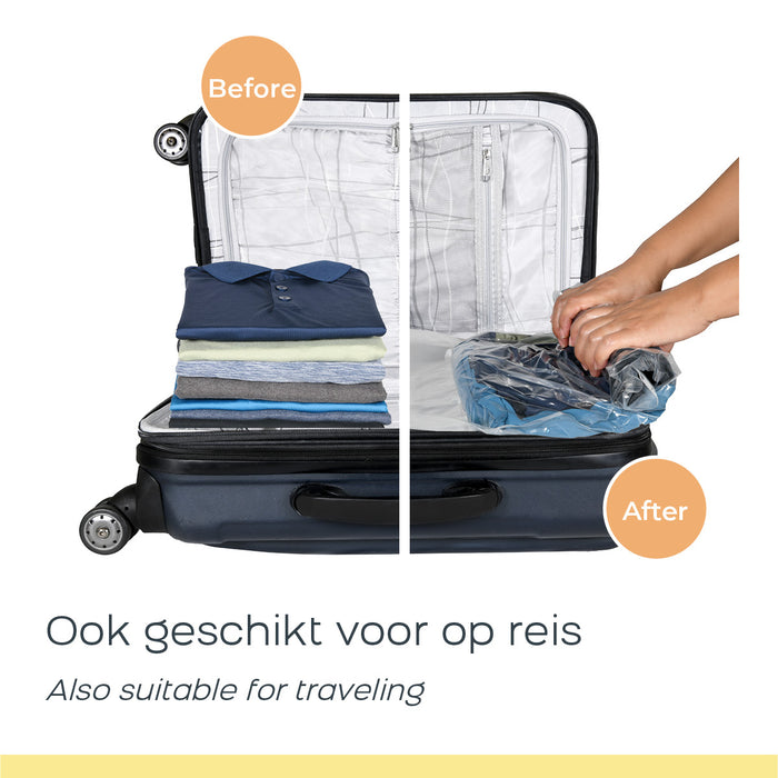 Space Buddy Vacuümzakken Opbergzakken Kleding voor Onderweg 15 st.