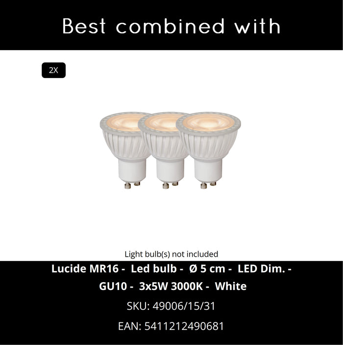 Lucide TUBE Plafondspot - Wit