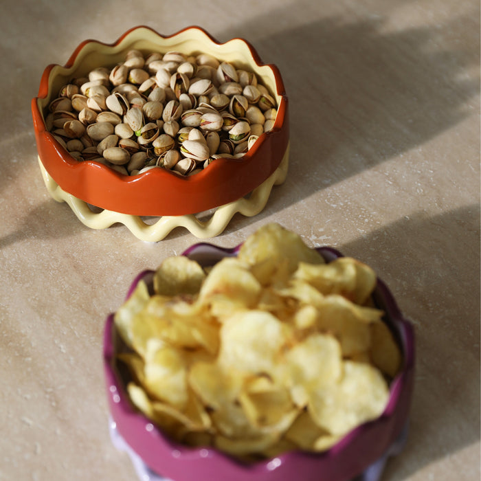 &k amsterdam Sway Schaal Ø 18 cm - Hazel