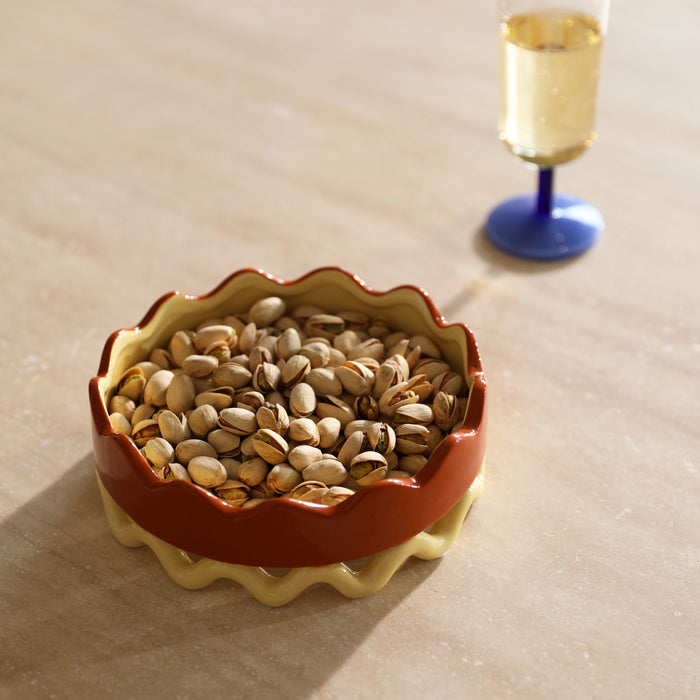 &k amsterdam Sway Schaal Ø 18 cm - Hazel