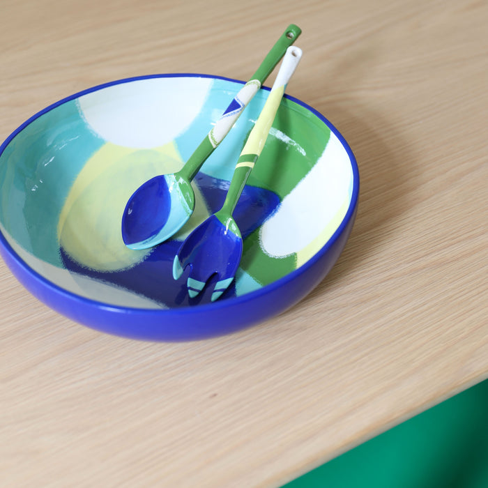 &k amsterdam Wasco Schaal Ø 30,5 cm - Blauw