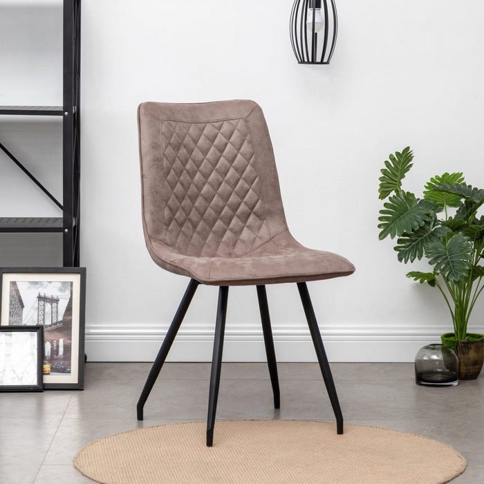 Furnihaus Eetkamerstoel Kick - Taupe - Set van 6