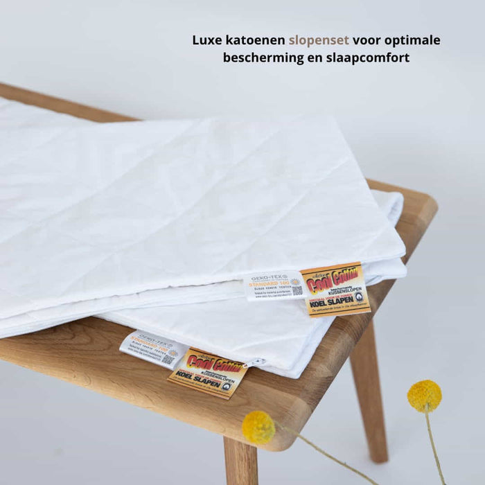 Cool Cotton Flinterdun en licht 100% katoenen Kussensloop 60x70cm