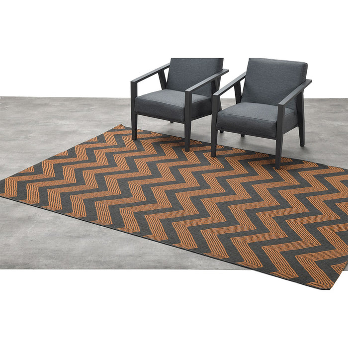 Garden Impressions Indiana karpet - 120x170 brown|anthracite