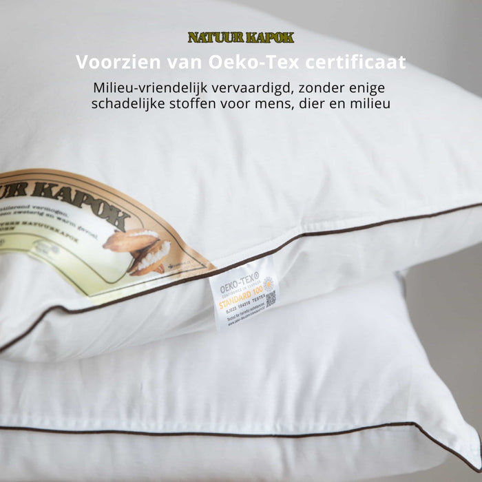 NachtrustOnline - Kapok Kussen- 60x70cm