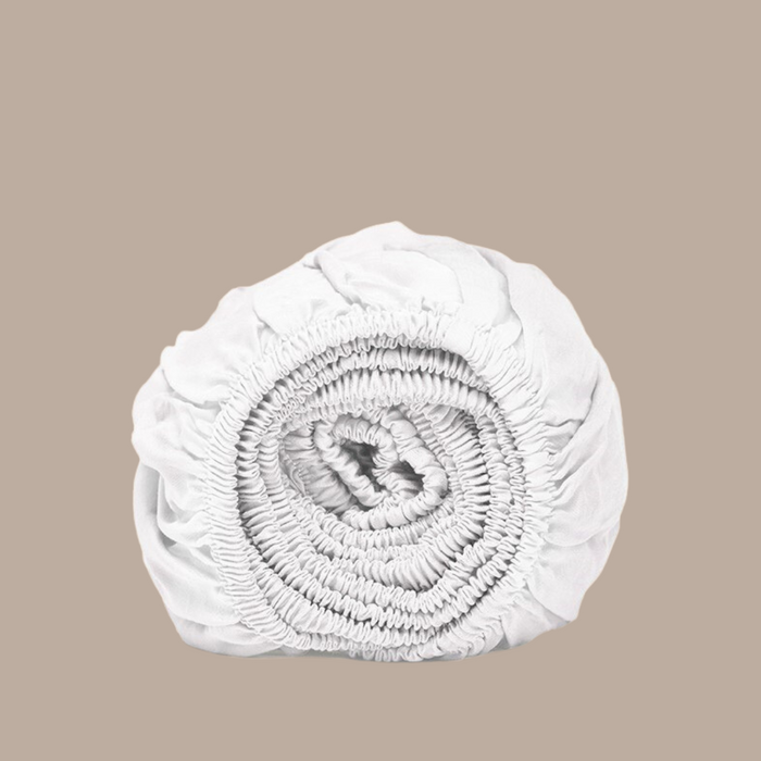 Coco & Cici Bamboe Hoeslaken Wit | 180x200x30