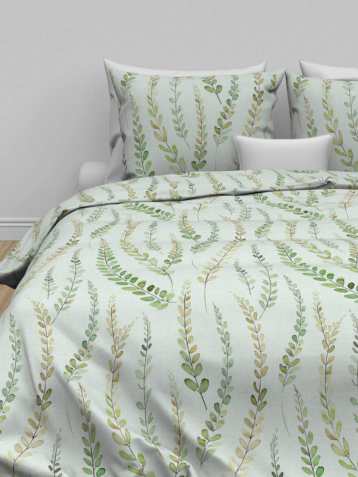 Zo Home Dekbedovertrek Katoen Lanza - green