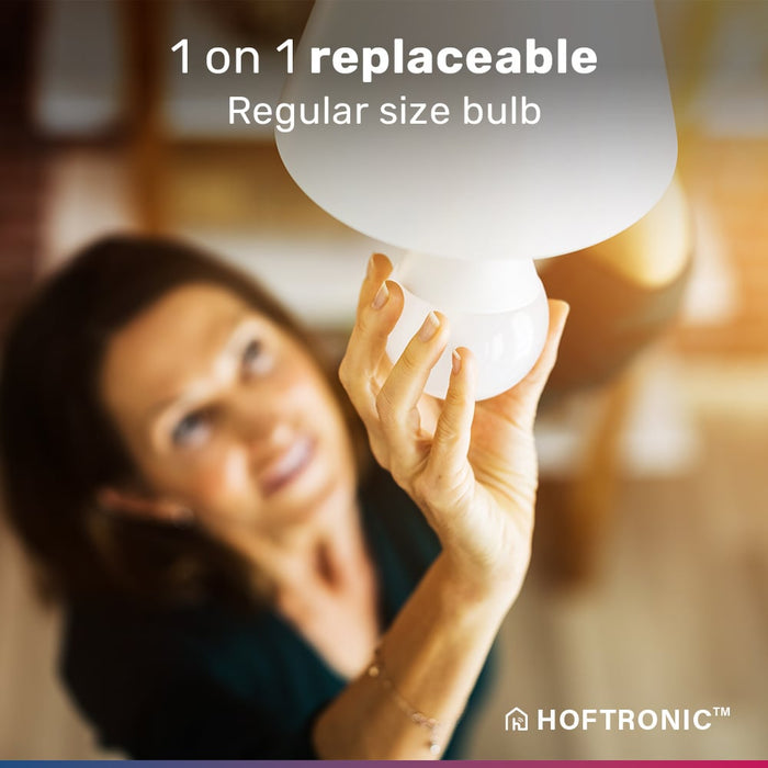 HOFTRONIC 10x E14 Smart LED lamp 180° WiFi + Bluetooth RGBWW