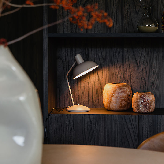 QAZQA Retro tafellamp beige - Milou