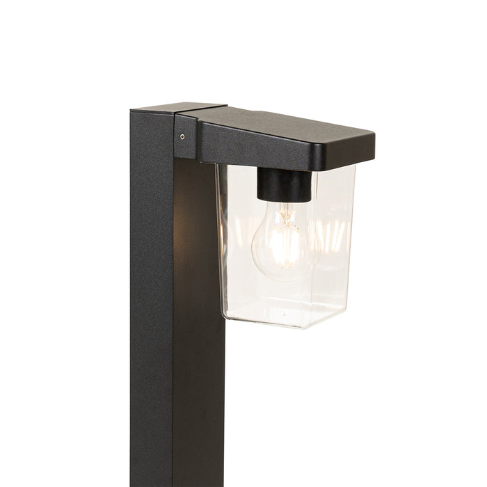 QAZQA Moderne staande buitenlamp zwart 60 cm IP54 - Chimay
