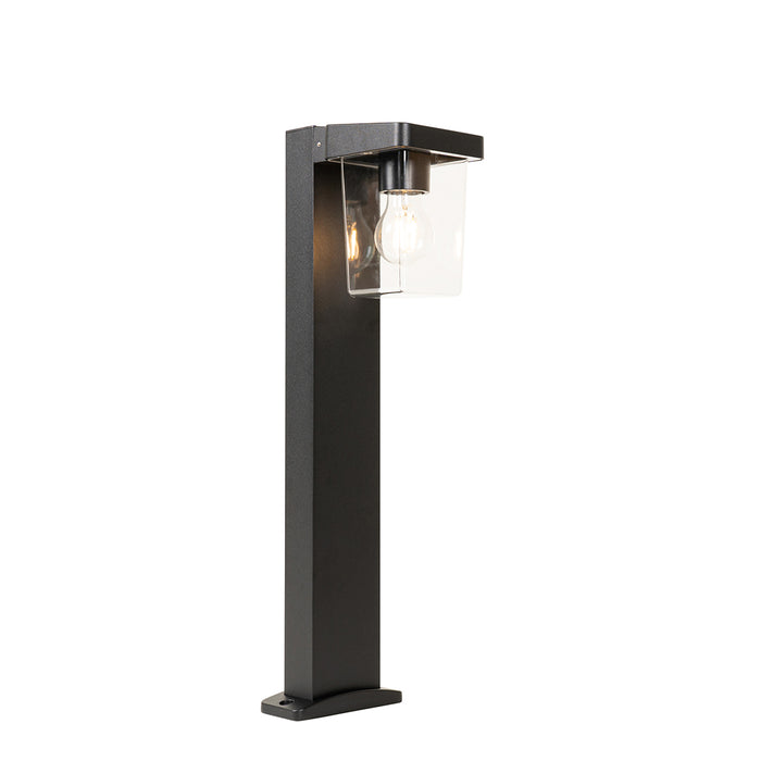QAZQA Moderne staande buitenlamp zwart 60 cm IP54 - Chimay