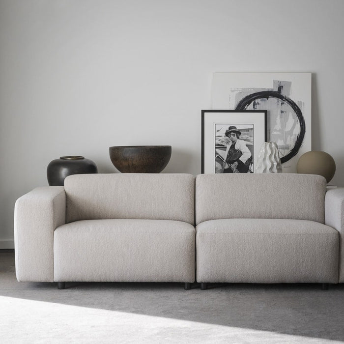 Rowico Home Willard 3-zits Bank - Lichtbeige Stof