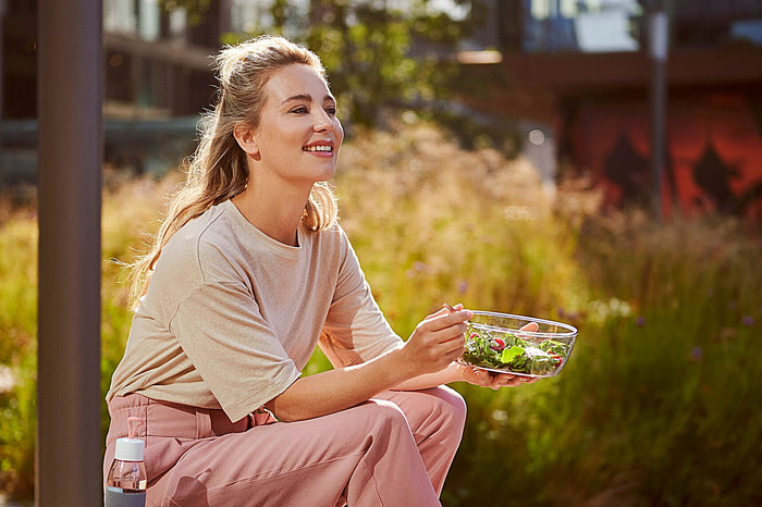 Saladbox Ellipse - Nordic black