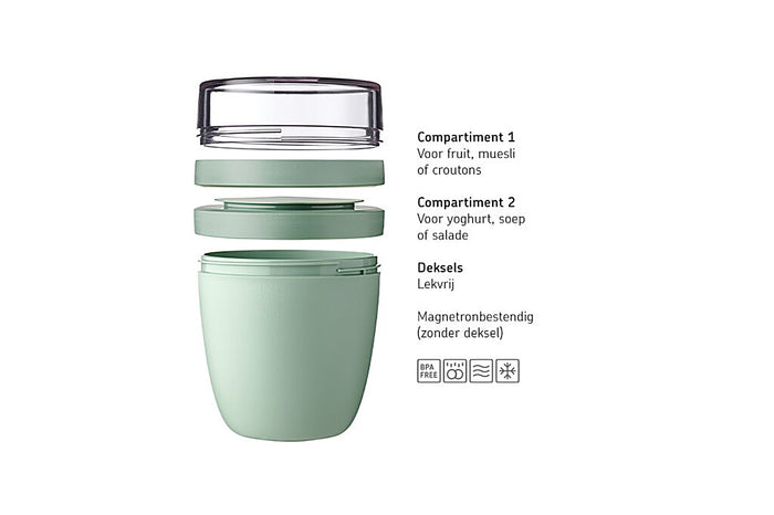 Lunchpot Ellipse - Nordic blue