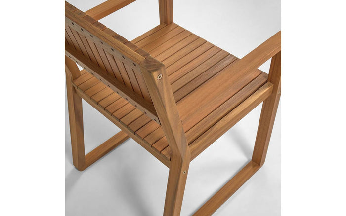 Kave Home Emili Tuinstoel - Bruin