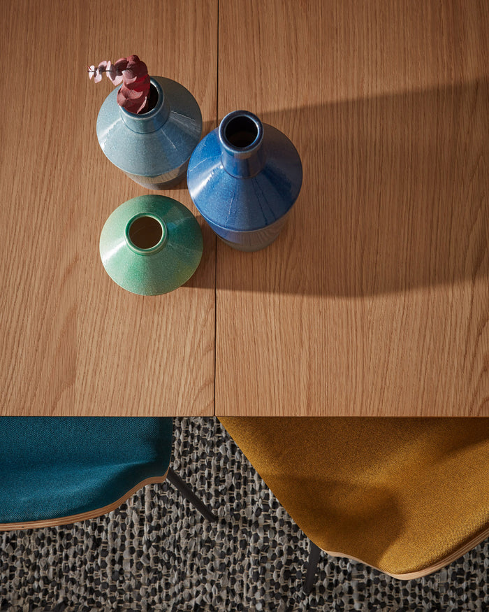 Kave Home - Novac ovale uitschuifbare eettafel 140 (220) x 90 cm