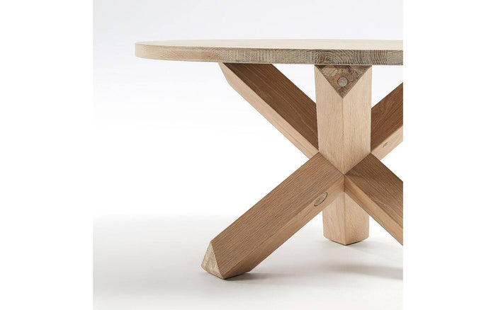 Kave Home Lotus Salontafel Ø 65 cm - Eikenhout