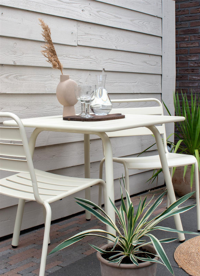 Metalen tuinset Max ivoor 80 cm