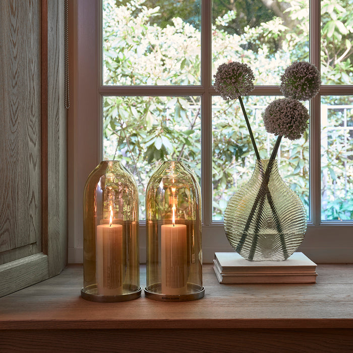 Riviera Maison Vaas goud, Bloemenvaas - RM Emilia - Glas