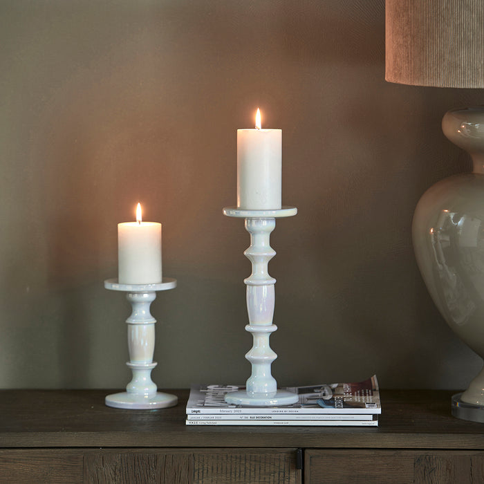Riviera Maison Kaarsenhouder wit, Kandelaar - RM Brighton L